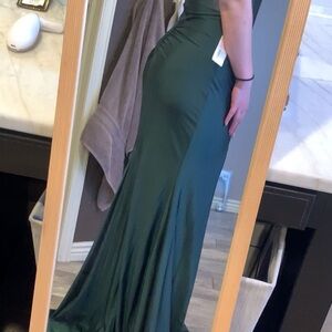 Beautiful green prom dress